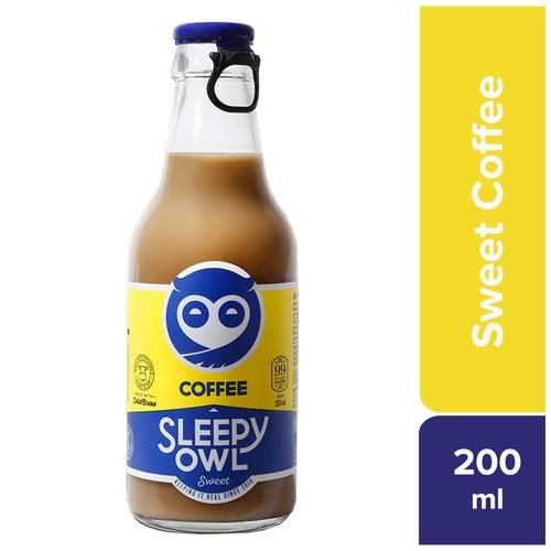 Sleepy Owl Sweet Iced Coffee - Made With Cold Brew, 200 ml-1.webp